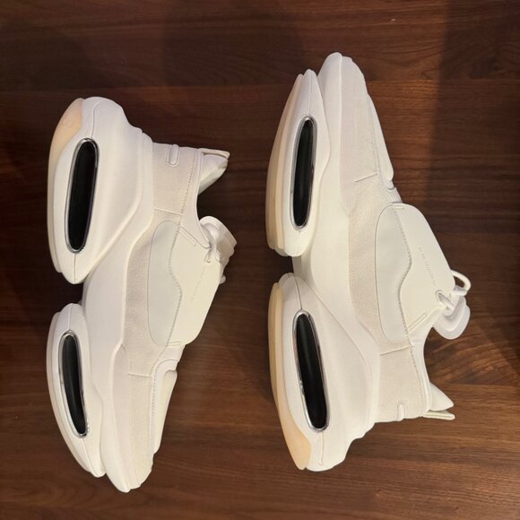 Balmain men's luxury white suede sneaker US 11 - EU 44 Brand new in box - Picture 6 of 9